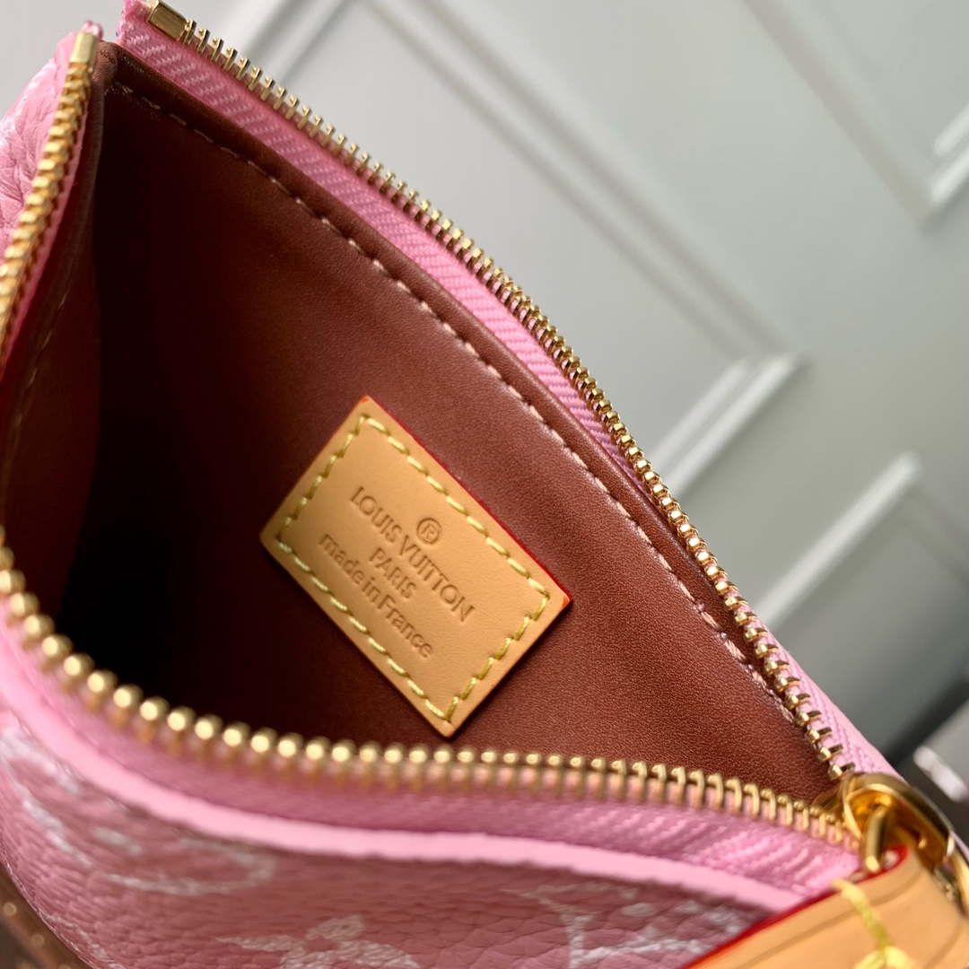 LV M24433 Louis Vuitton Speedy P9 Bandouliere 25 Monogram Bag Pink