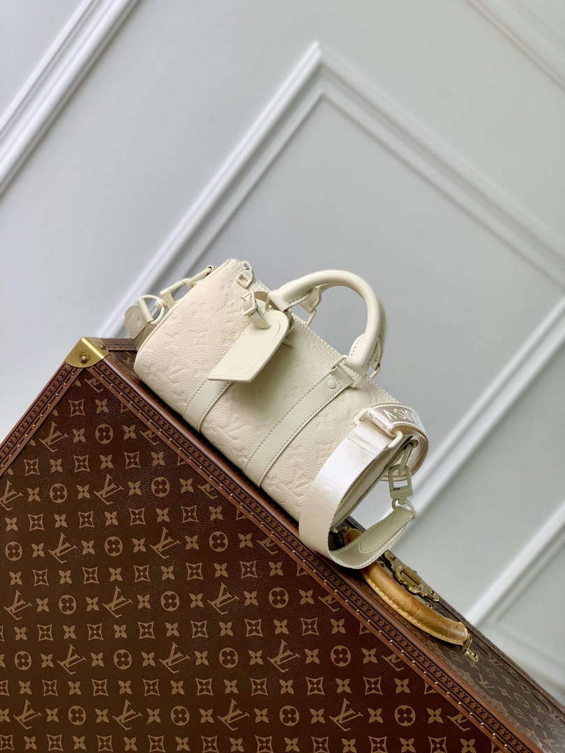 LV M24434 Louis Vuitton Keepall Bandouliere 25 Bag Full Moon - Default Title - View 1