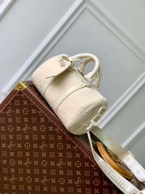 LV M24434 Louis Vuitton Keepall Bandouliere 25 Bag Full Moon - Default Title - View 3