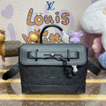 LV M24436 Louis Vuitton Steamer PM Bag Black - Default Title - View 1