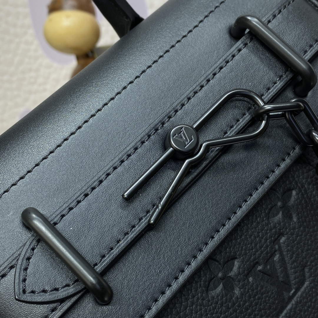LV M24436 Louis Vuitton Steamer PM Bag Black - Default Title - View 5