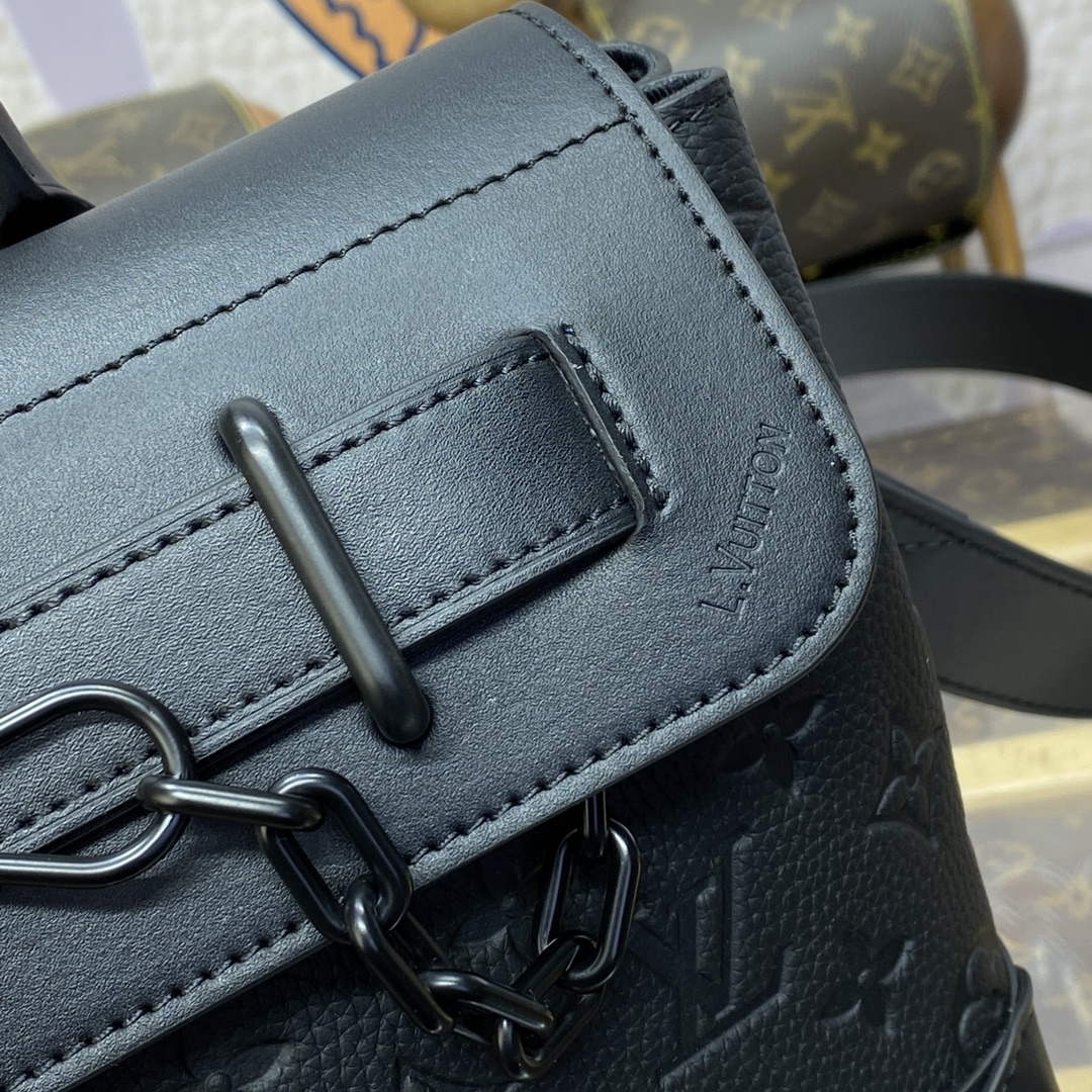 LV M24436 Louis Vuitton Steamer PM Bag Black - Default Title - View 6