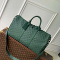 LV M24440 Louis Vuitton Keepall Bandouliere 50 Bag Forest Green - Default Title - View 1