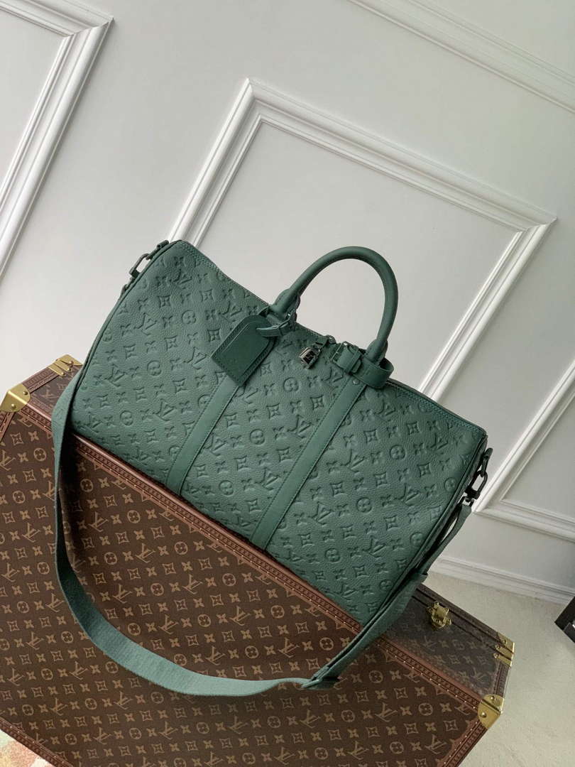 LV M24440 Louis Vuitton Keepall Bandouliere 50 Bag Forest Green
