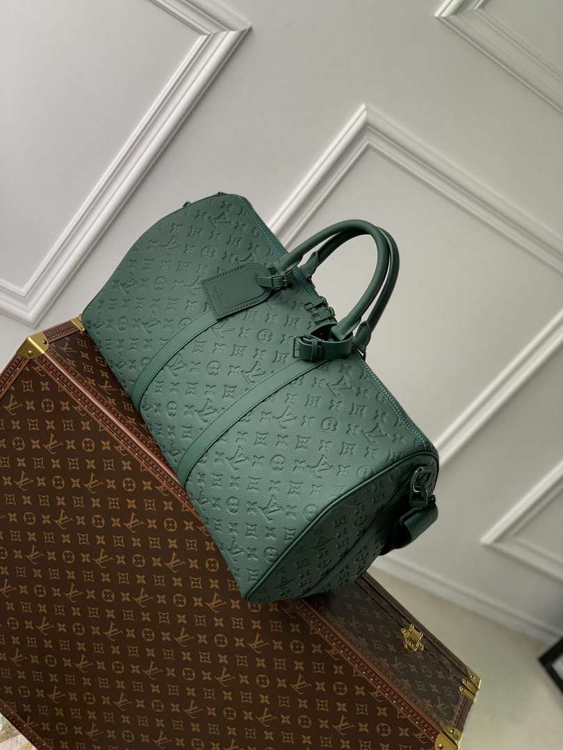 LV M24440 Louis Vuitton Keepall Bandouliere 50 Bag Forest Green