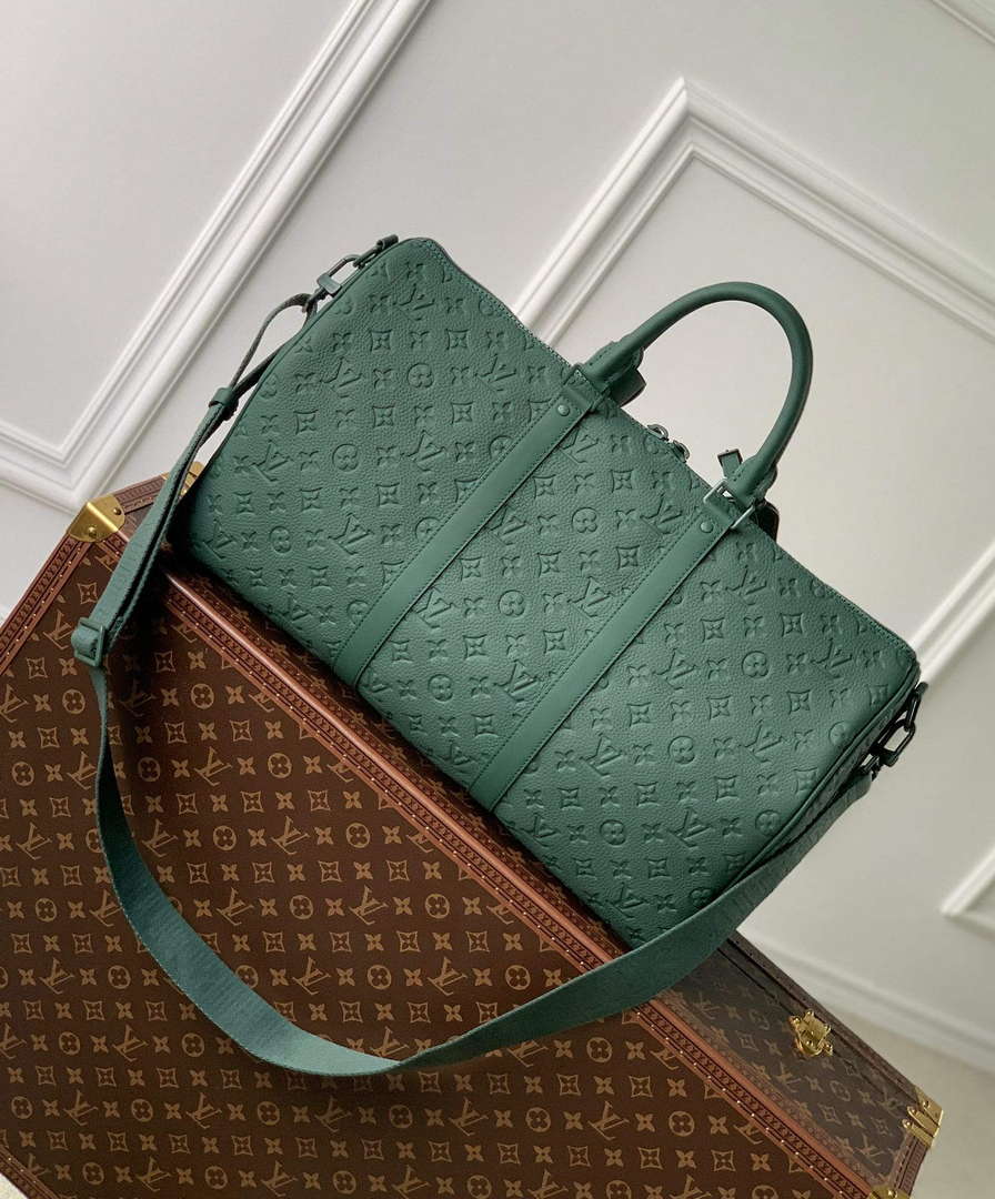 LV M24440 Louis Vuitton Keepall Bandouliere 50 Bag Forest Green