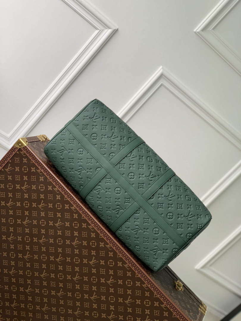 LV M24440 Louis Vuitton Keepall Bandouliere 50 Bag Forest Green - Default Title - View 4