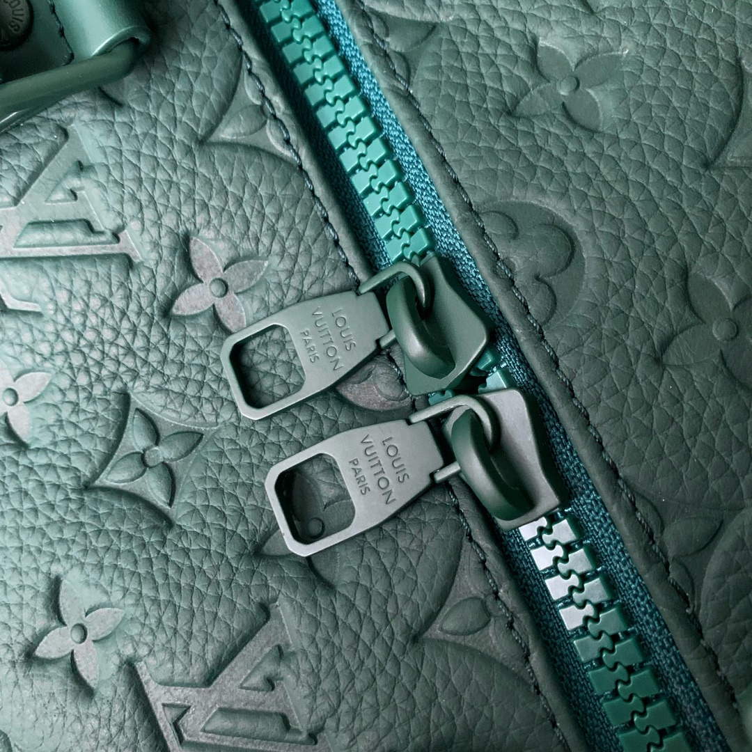 LV M24440 Louis Vuitton Keepall Bandouliere 50 Bag Forest Green - Default Title - View 6
