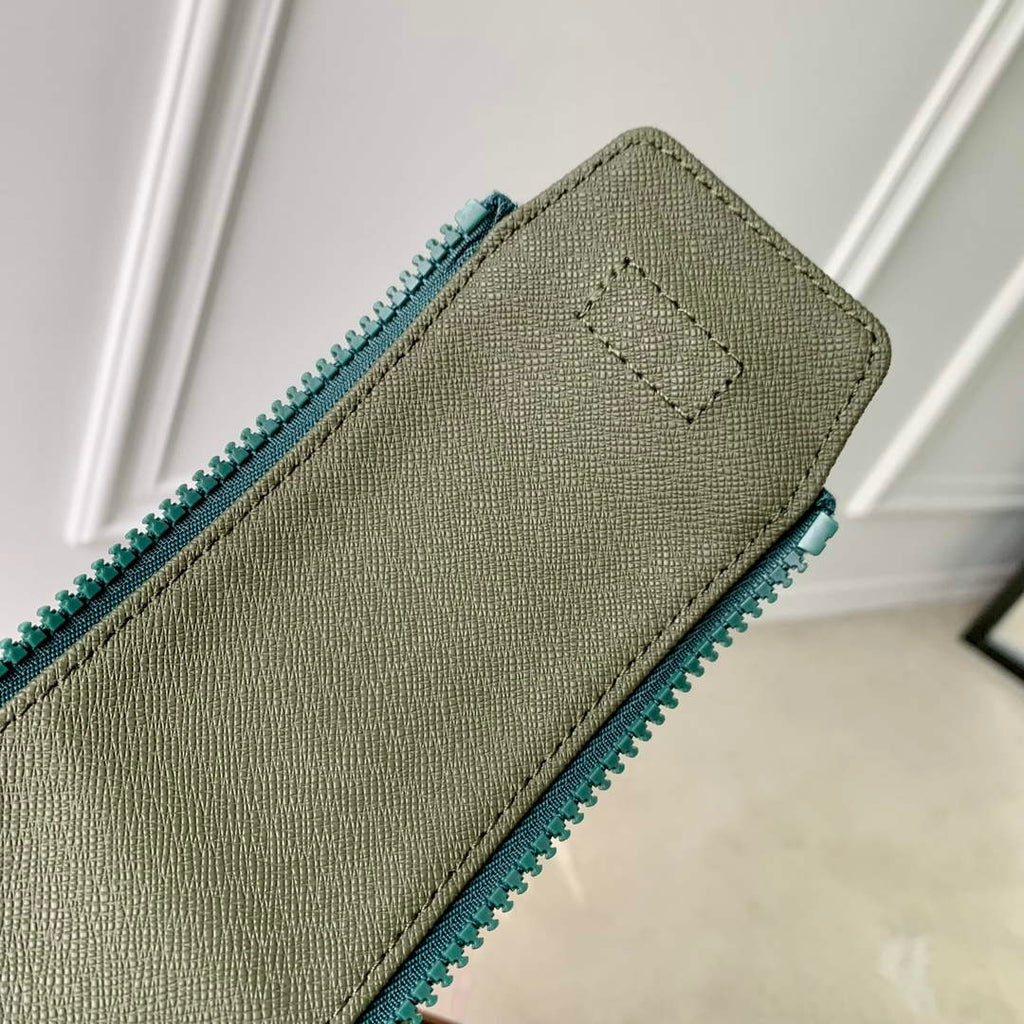 LV M24442 Louis Vuitton Dopp Kit Bag Forest Green