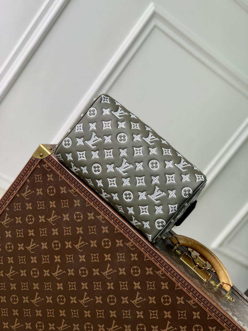 LV M12651  Louis Vuitton Locker Dopp Kit Monogram Shadow Green