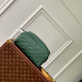 LV M24442 Louis Vuitton Locker Dopp Kit Monogram Taurillon Green - Default Title - View 1