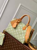 LV M24443 Louis Vuitton Speedy P9 Bandouliere 25 Bag Fruit Green Leather