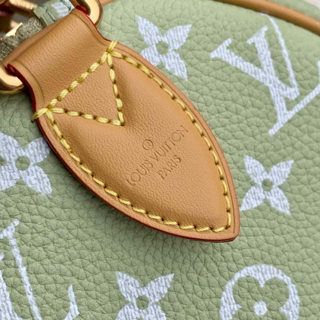 LV M24443 Louis Vuitton Speedy P9 Bandouliere 25 Bag Fruit Green Leather