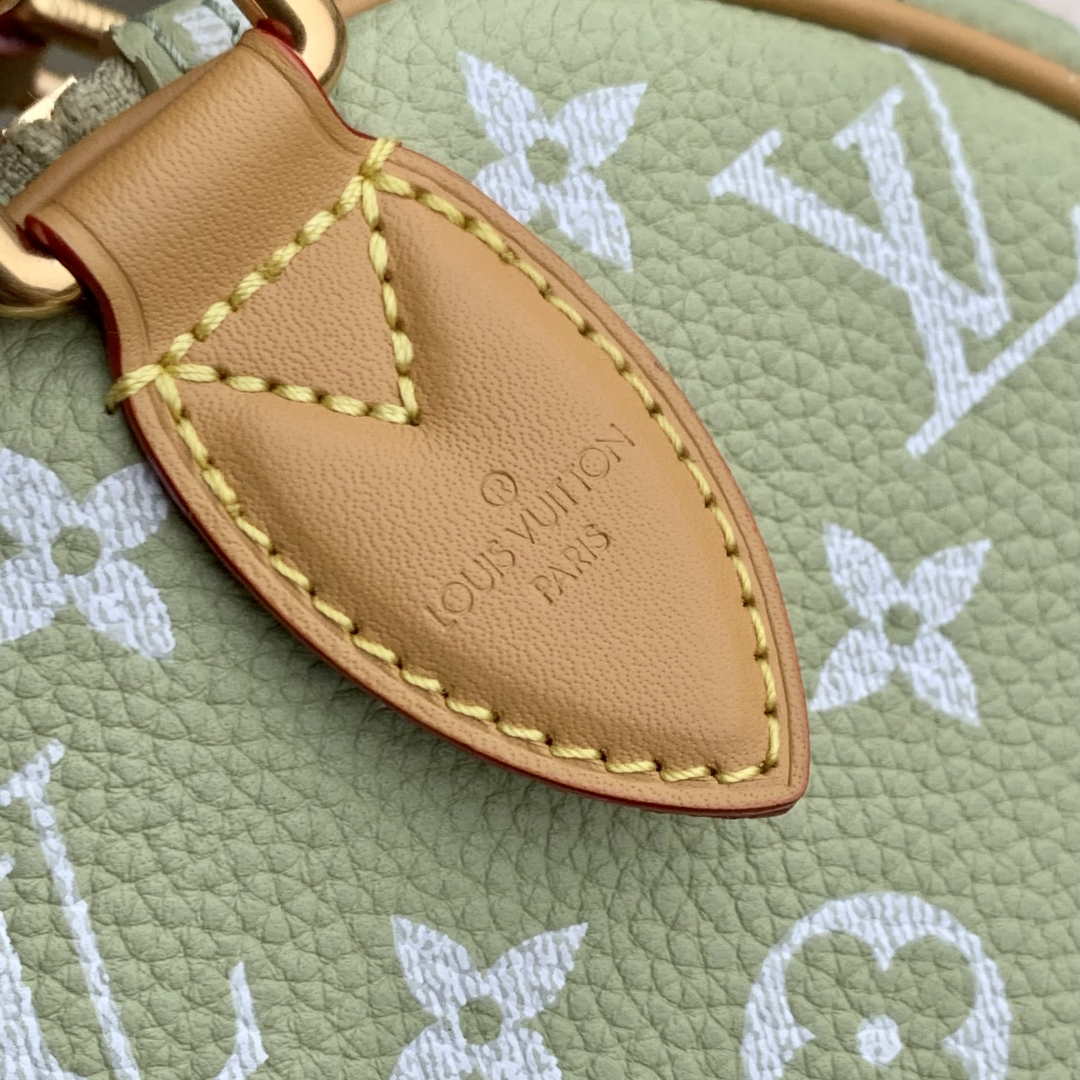 LV M24443 Louis Vuitton Speedy P9 Bandouliere 25 Bag Fruit Green Leather - Default Title - View 7