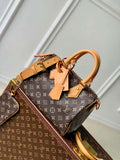 LV M24443 Louis Vuitton Speedy P9 Bandouliere 25 Bag Monogram Leather