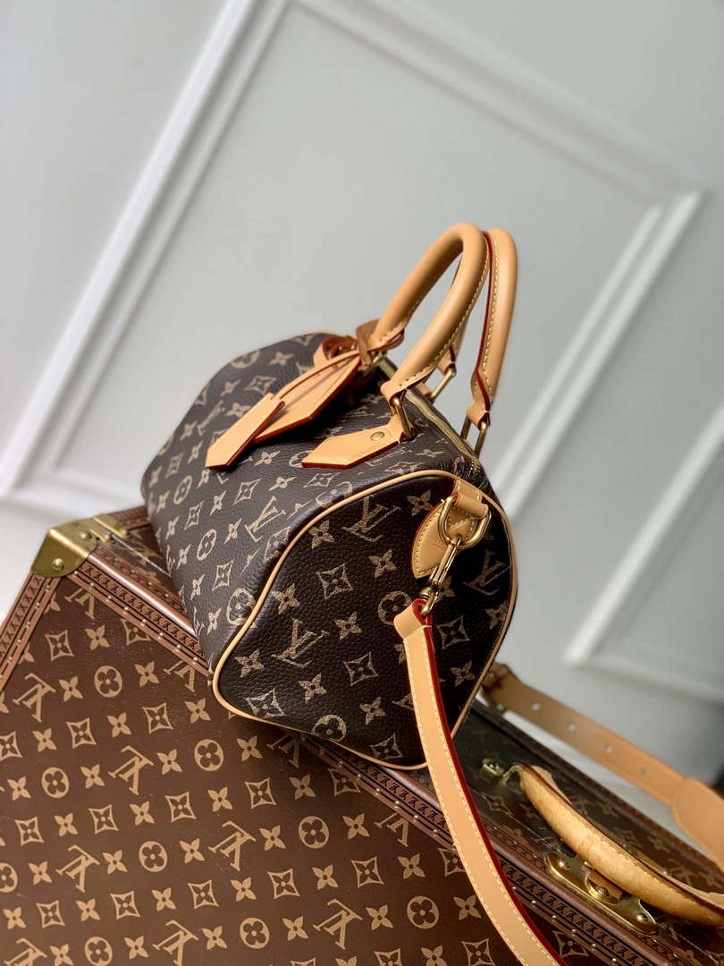 LV M24443 Louis Vuitton Speedy P9 Bandouliere 25 Bag Monogram Leather
