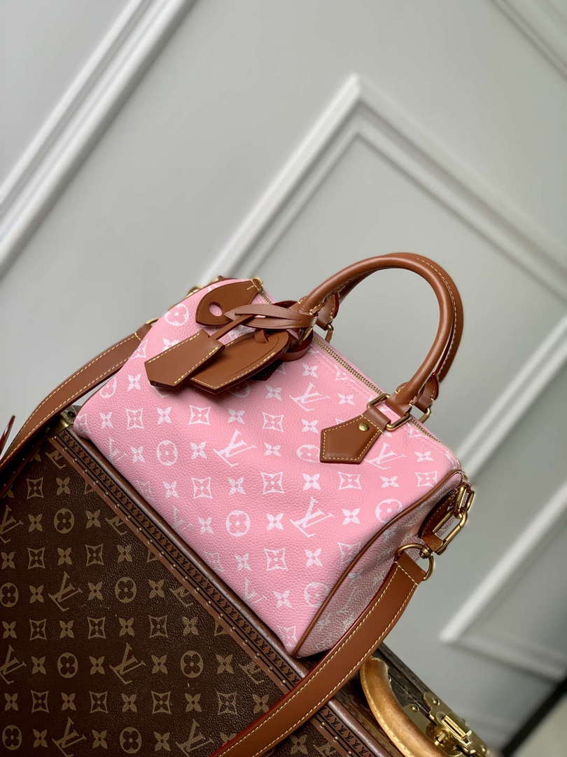 LV M24443 Louis Vuitton Speedy P9 Bandouliere 25 Bag Pink