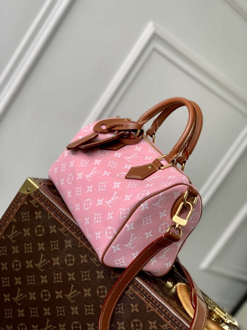 LV M24443 Louis Vuitton Speedy P9 Bandouliere 25 Bag Pink