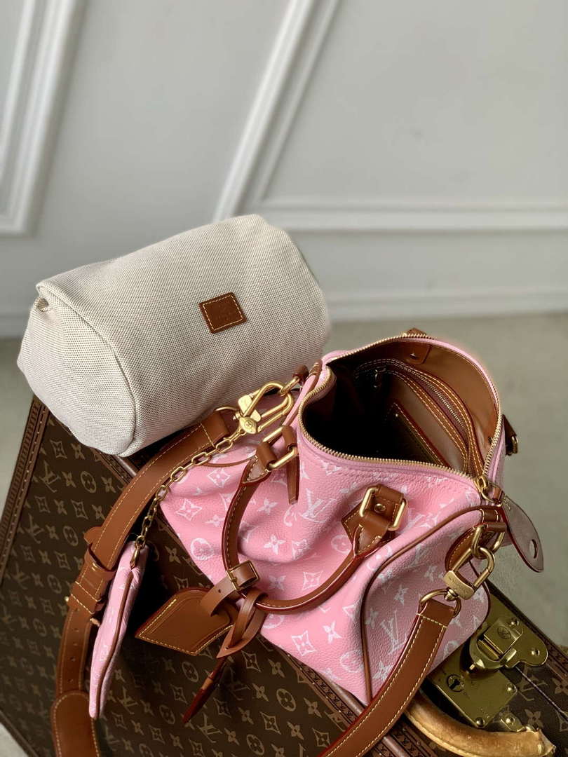 LV M24443 Louis Vuitton Speedy P9 Bandouliere 25 Bag Pink