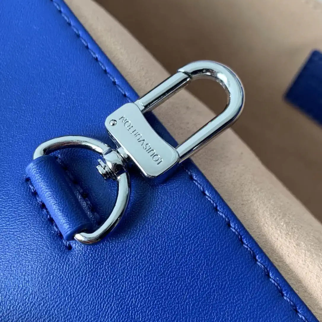 LV M24457 Louis Vuitton Shopper Tote MM Bag Blue