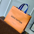 LV M24457 Louis Vuitton Shopper Tote MM Bag Safran - Default Title - View 1
