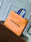 LV M24457 Louis Vuitton Shopper Tote MM Bag Safran
