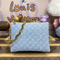 LV M24564 Louis Vuitton Coussin PM Handbag lambskin Light Blue