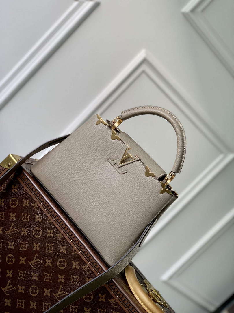 LV M24567 Louis Vuitton Capucines BB Handbag Galet - Default Title - View 1