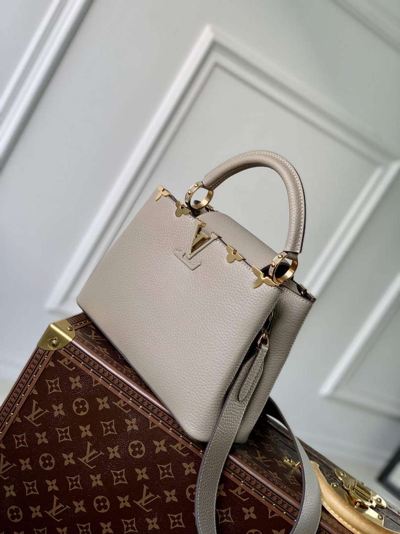 LV M24567 Louis Vuitton Capucines BB Handbag Galet - Default Title - View 2