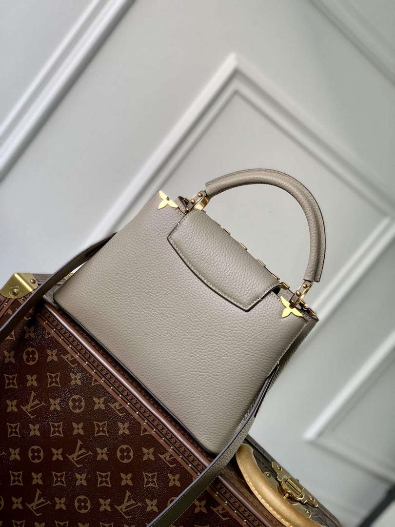 LV M24567 Louis Vuitton Capucines BB Handbag Galet