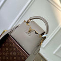 LV M24567 Louis Vuitton Capucines Mini Handbag Galet - Default Title - View 1
