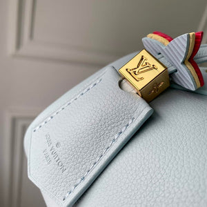 LV M24604 Louis Vuitton SPEEDY 18 LV&I Calf Leather Handbag Olympic Blue - Default Title - View 6
