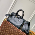LV M24606 Louis Vuitton Nano SPEEDY 18 Monogram Black - Default Title - View 1