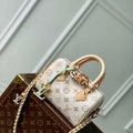LV M24606 Louis Vuitton SPEEDY 18 LV&I Monogram Dune Coated Canvas Bag Beige - Default Title - View 1