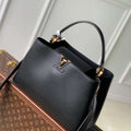 LV M24607 Louis Vuitton Capucines GM Souple Handbag Black - Default Title - View 1