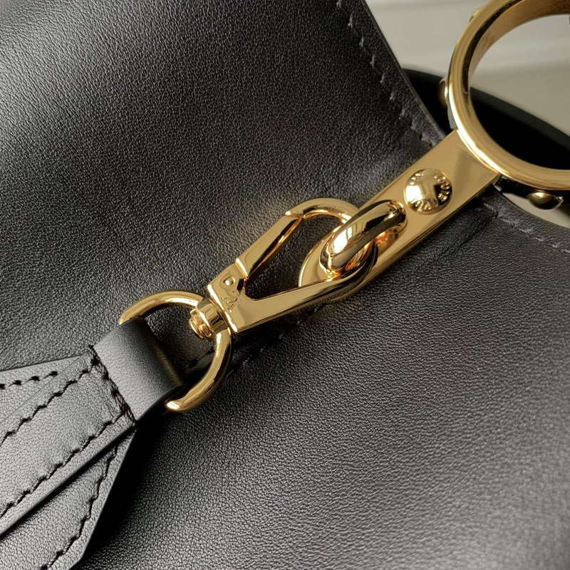 LV M24607 Louis Vuitton Capucines GM Souple Handbag Black - Default Title - View 6