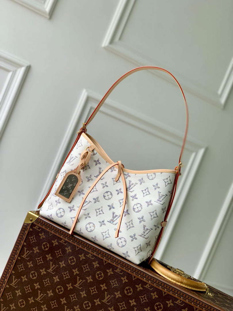 LV M24707 Louis Vuitton CarryAll PM Bag Multicolor White - Default Title - View 1
