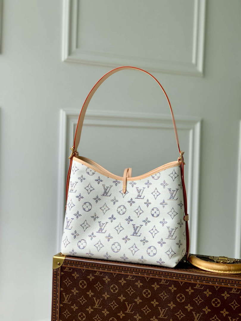 LV M24707 Louis Vuitton CarryAll PM Bag Multicolor White - Default Title - View 3