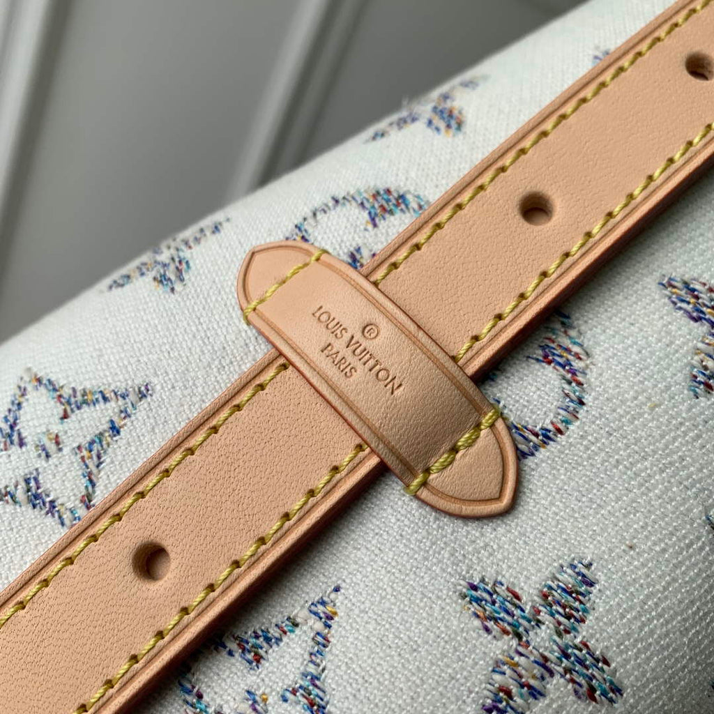 LV M24707 Louis Vuitton CarryAll PM Bag Multicolor White
