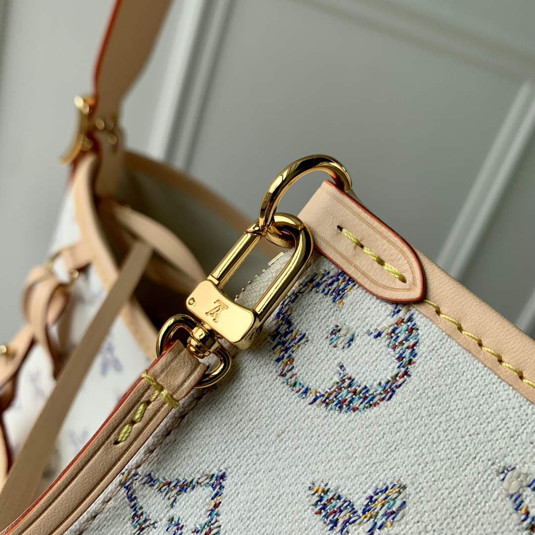 LV M24707 Louis Vuitton CarryAll PM Bag Multicolor White - Default Title - View 7
