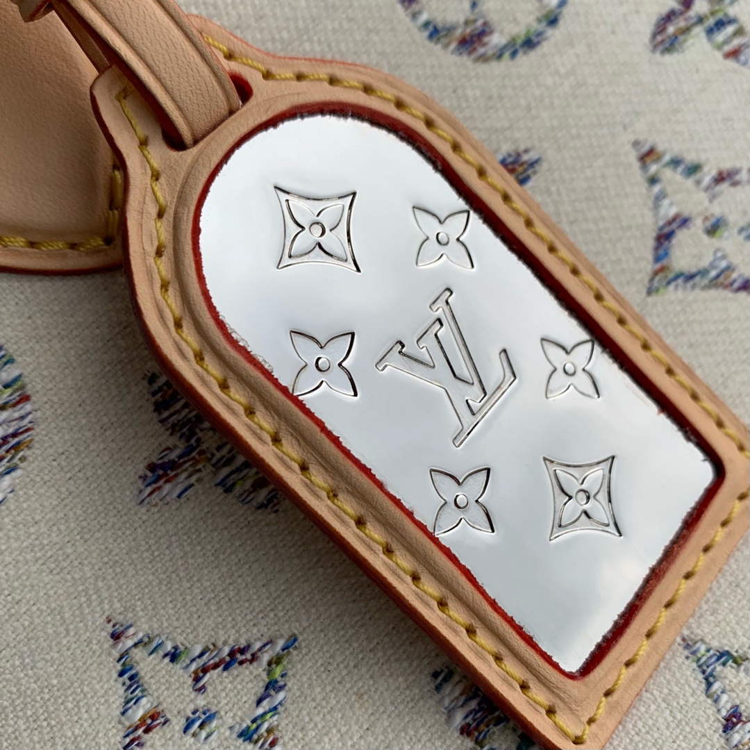 LV M24708 Louis Vuitton OnTheGo MM Bag Multicolor Beige - Default Title - View 5