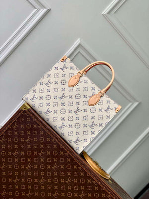 LV M24708 Louis Vuitton OnTheGo MM Bag Multicolor Beige - Default Title - View 1