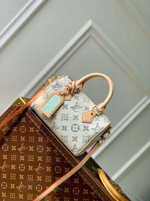LV M24709 Louis Vuitton Speedy Bandouliere 20 Handbag Multicolor Beige - Default Title - View 1