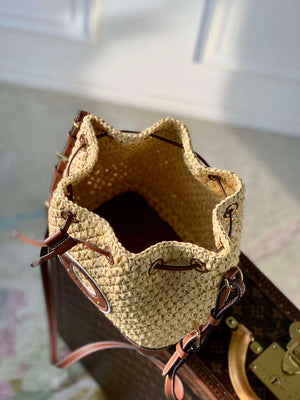 LV M24722 Louis Vuitton No¨¦ BB Bucket Bag Natural / Tan - Default Title - View 9