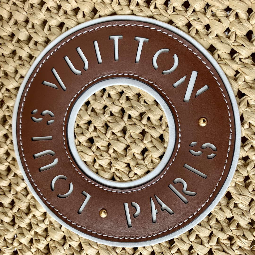 LV M24723 Louis Vuitton OnTheGo MM Bag Natural Tan - Default Title - View 6
