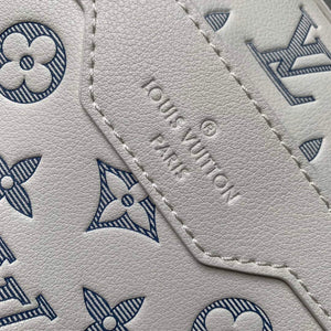 LV M24754 Louis Vuitton Trio Messenger Bag White/Navy Blue - Default Title - View 6