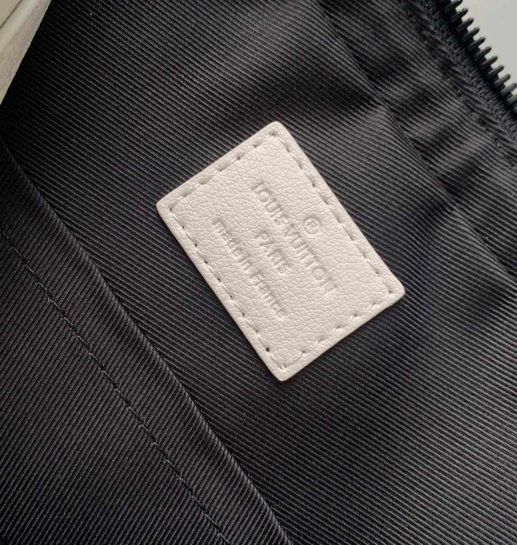 LV M24754 Louis Vuitton Trio Messenger Bag White/Navy Blue