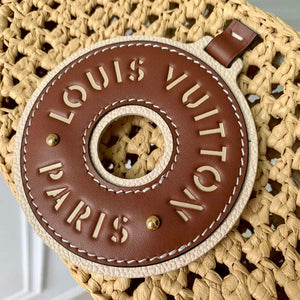 LV M24811 Louis Vuitton Croissant MM Handbag Natural/Tan - Default Title - View 6