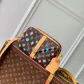 LV M24820 Louis Vuitton Envelope Messenger Cross-body Bag Chocolate - Default Title - View 1
