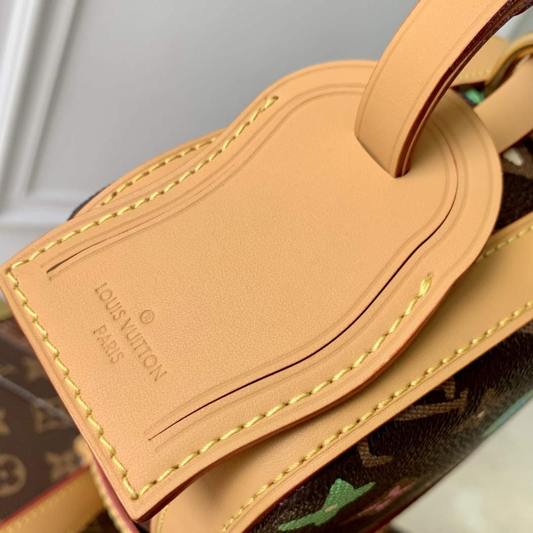 LV M24820 Louis Vuitton Envelope Messenger Cross-body Bag Chocolate - Default Title - View 6